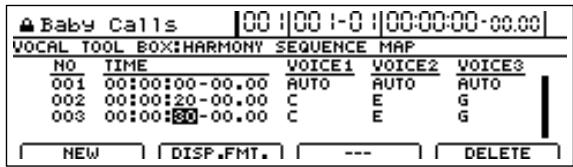 ROLAND BR-1600CD - Réglages de chœurs plus précis (harmony event map) - 8