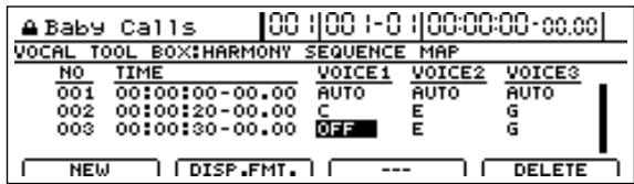 ROLAND BR-1600CD - Réglages de chœurs plus précis (harmony event map) - 9