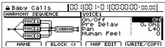 ROLAND BR-1600CD - Réglages de chœurs plus précis (harmony event map) - 2
