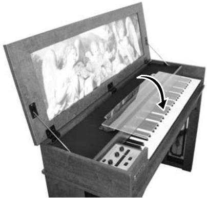 ROLAND C-30 - Closing the lid - 1
