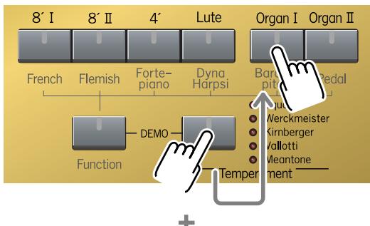 ROLAND C-30 - Changing the pitch of the keyboard (Key Transpose) - 1