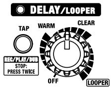 ROLAND CUBE-80X - Bouton delay/looper - 1