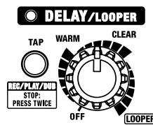 ROLAND CUBE-80X - Botão DELAY/LOOPER - 1