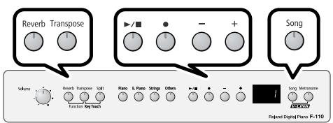 ROLAND F-110 - NOTE - 1