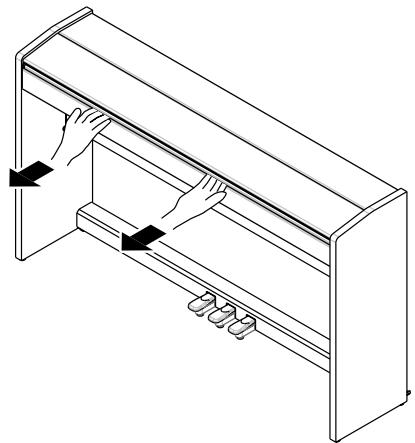 ROLAND F-110 - Closing the Lid - 1