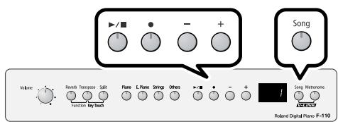 ROLAND F-110 - Recording Your Keyboard Performance - 1