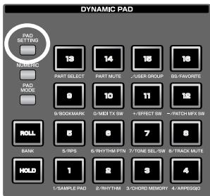 ROLAND FANTOM G6 - Checking the Pad Status - 1