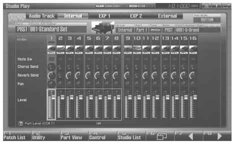 ROLAND FANTOM G6 - Press [STUDIO]. - 2