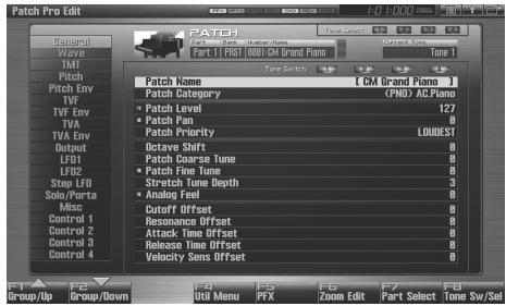 ROLAND FANTOM G6 - Playing Single Notes (Monophonic) - 3