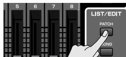 ROLAND FANTOM G6 - Changing the Settings of the Patch Assigned to a Part - 1