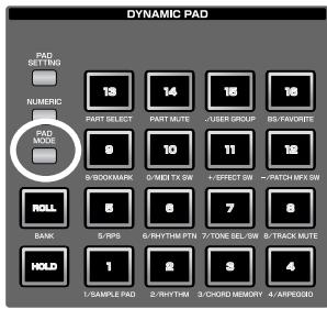 ROLAND FANTOM G6 - MEMO - 1