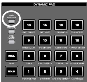 ROLAND FANTOM G6 - Checking the Pad Status - 1