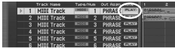 ROLAND FANTOM G6 - Muting the Playback of a Track (MUTE) - 2