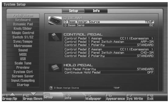ROLAND FANTOM G6 - How to Make System Function Settings - 1