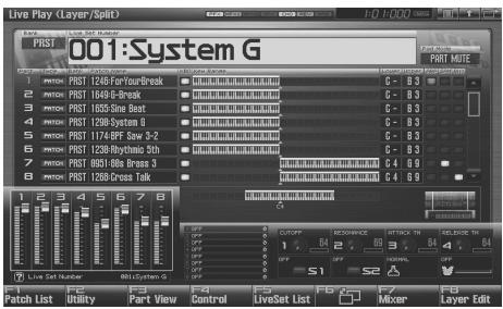 ROLAND FANTOM G6 - Press [LIVE]. - 2