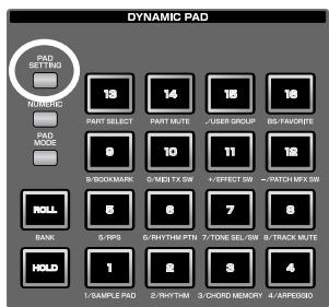 ROLAND FANTOM G6 - Recalling a Screen - 3