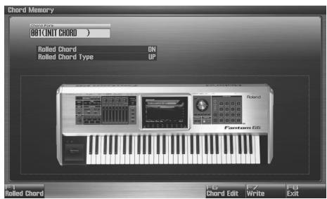 ROLAND FANTOM G6 - Selecting Chord Forms - 1