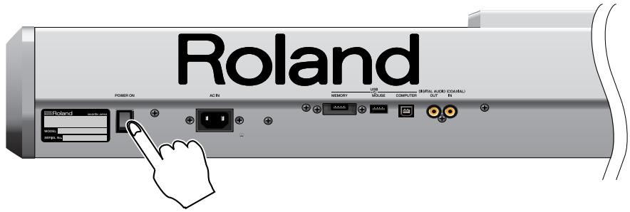 ROLAND FANTOM G6 - WARNING: - 1