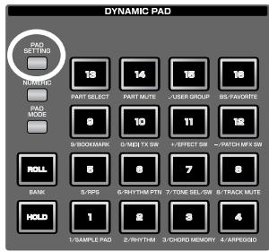 ROLAND FANTOM G6 - Checking the Pad Status - 1