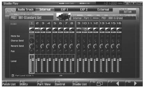 ROLAND FANTOM G6 - Use [CURSOR] to select the part. - 1