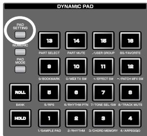 ROLAND FANTOM G6 - Checking the Pad Status - 1