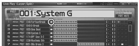 ROLAND FANTOM G6 - Selecting the Part that You want to Sound (Keyboard Switch) - 1