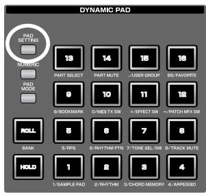ROLAND FANTOM G6 - Checking the Pad Status - 1