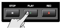 ROLAND FANTOM G8 - Press [PLAY] to start playback. - 1