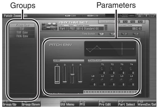 ROLAND FANTOM G8 - Editing a Rhythm Set Quickly (Patch Zoom Edit) - 2