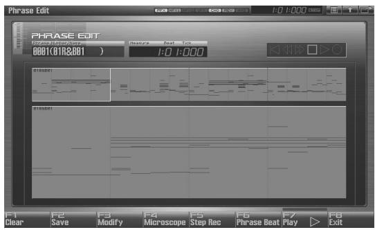 ROLAND FANTOM G8 - From Song Edit - 2