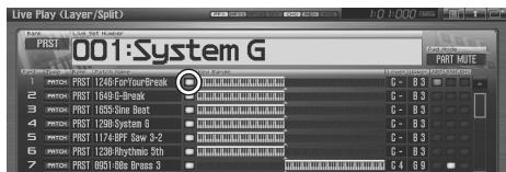 ROLAND FANTOM G8 - Selecting the Part that You want to Sound (Keyboard Switch) - 1