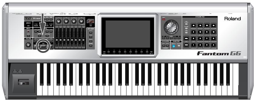 ROLAND FANTOM G8 - Press [PLAY]. - 1