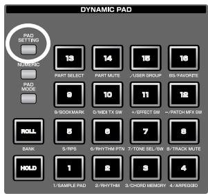 ROLAND FANTOM G8 - Checking the Pad Status - 1
