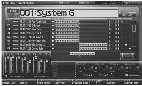 ROLAND FANTOM G8 - Press [LIVE]. - 2