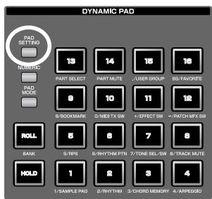 ROLAND FANTOM G8 - Editing the Pad Settings - 3