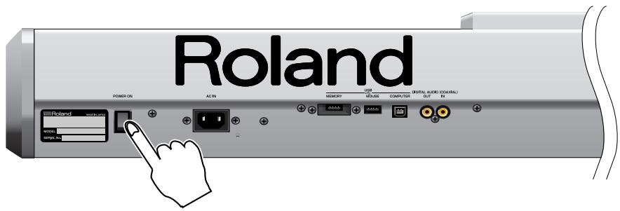 ROLAND FANTOM G8 - Turning On the Power - 1