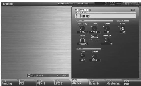 ROLAND FANTOM G8 - Making Chorus Settings (Chorus) - 1