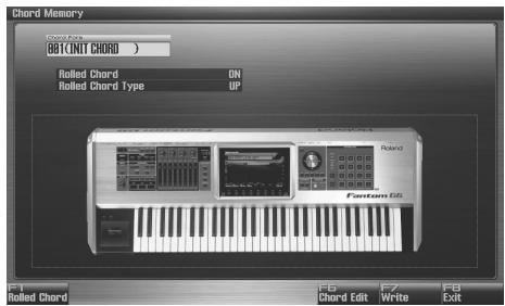 ROLAND FANTOM G8 - Selecting Chord Forms - 1