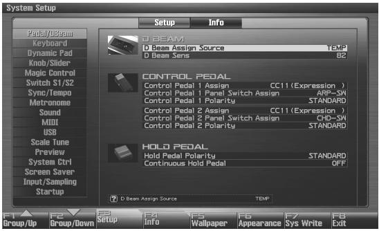ROLAND FANTOM G8 - How to Make System Function Settings - 1