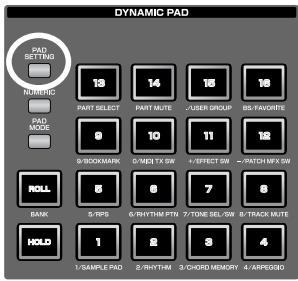 ROLAND FANTOM G8 - Checking the Pad Status - 1