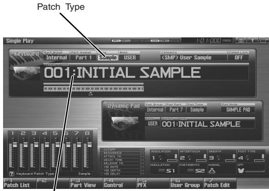 ROLAND FANTOM G8 - Selecting a Sample Set - 2