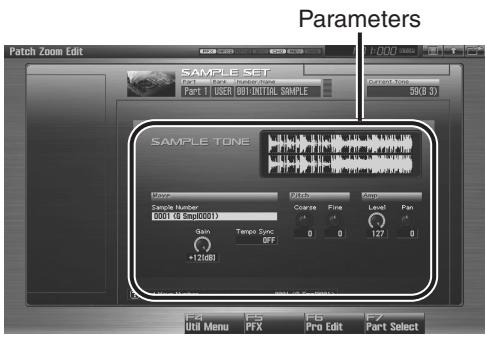 ROLAND FANTOM G8 - Editing a Sample Set Quickly (Patch Zoom Edit) - 2