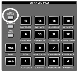 ROLAND FANTOM G8 - Editing the Pad Settings - 3