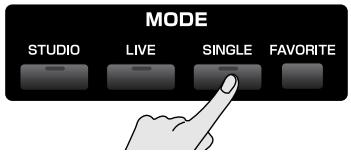 ROLAND FANTOM G8 - Press [SINGLE] to access the Single Play screen. - 1