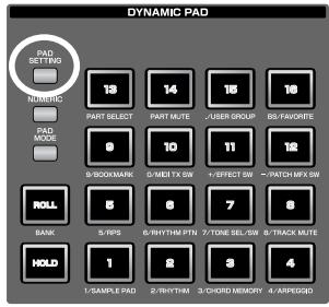 ROLAND FANTOM G8 - Checking the Pad Status - 1