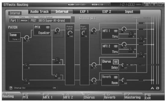 ROLAND FANTOM G8 - Specifying How the Sound Will Be Output (Routing) - 1