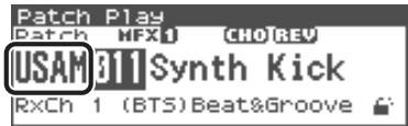 Patch Play Patch HFX1 CHO REV USAM 311 Synth Kick RxCh 1 (BTS) Beat&Groove