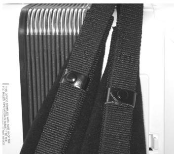 ROLAND FR-1 - Anbringen der Tragegurte - 3