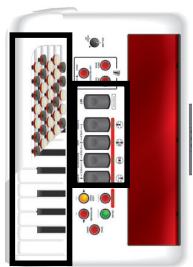 ROLAND FR-1 - Diskantsektion - 1
