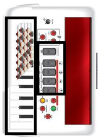 ROLAND FR-1B - Treble section - 1